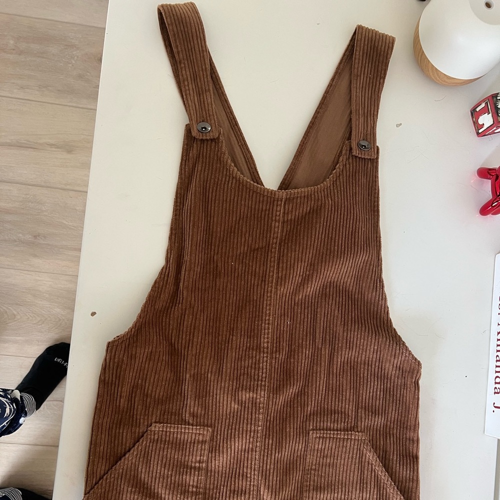 Corduroy pinafore dress size XS in great condition